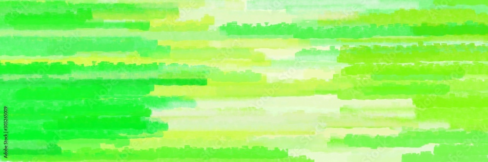 horizontal mosaic lines texture graphic with green yellow, pastel green and vivid lime green colors