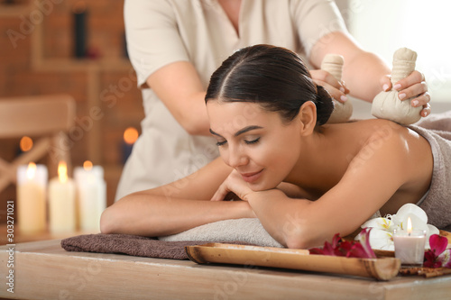 Beautiful young woman relax...