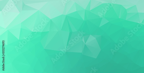 Light Green vector polygon abstract backdrop. Polygonal abstract vector with gradient. Textured pattern for your backgrounds