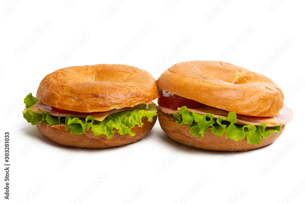 sandwiches with shred isolated sandwiches with shred isolated