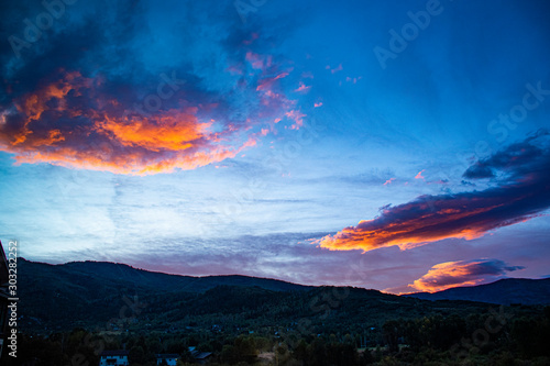 dawn in Colorado one