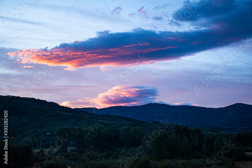 dawn in Colorado