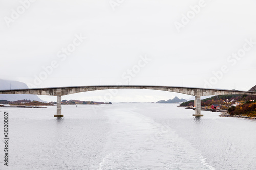 Torvik Bridge.  A bridge close to the village of Torvik, Norway.  Torvik is a small village on the island of Leinoya. © ATGImages