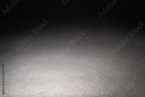 Closeup shot of full garin dark brown full grain leather photo