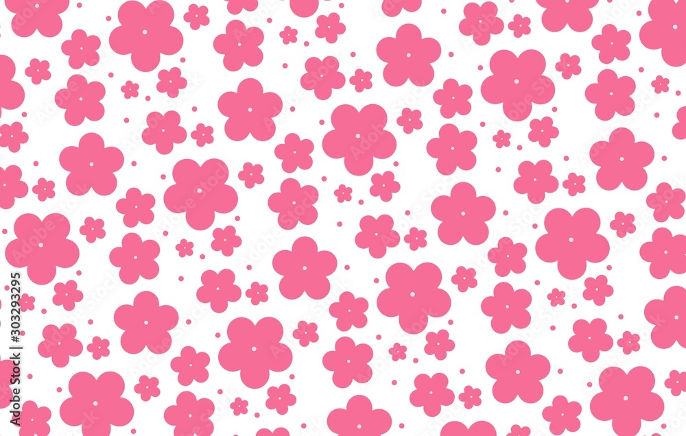 seamless pattern with flowers