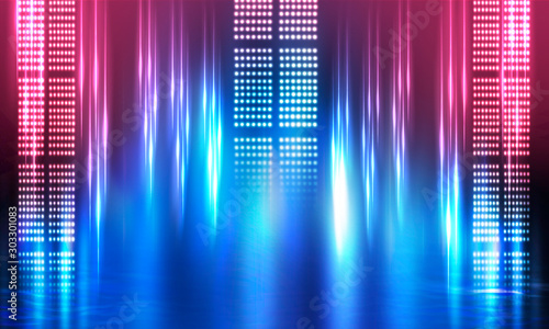 Background of empty show sc...