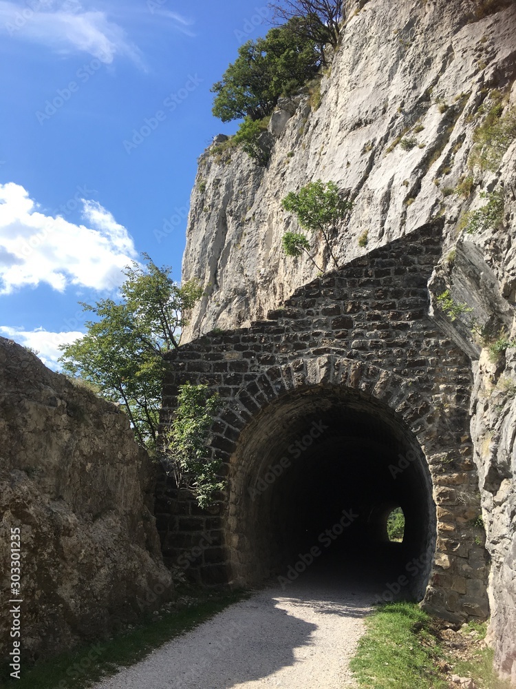 mountain tunnel