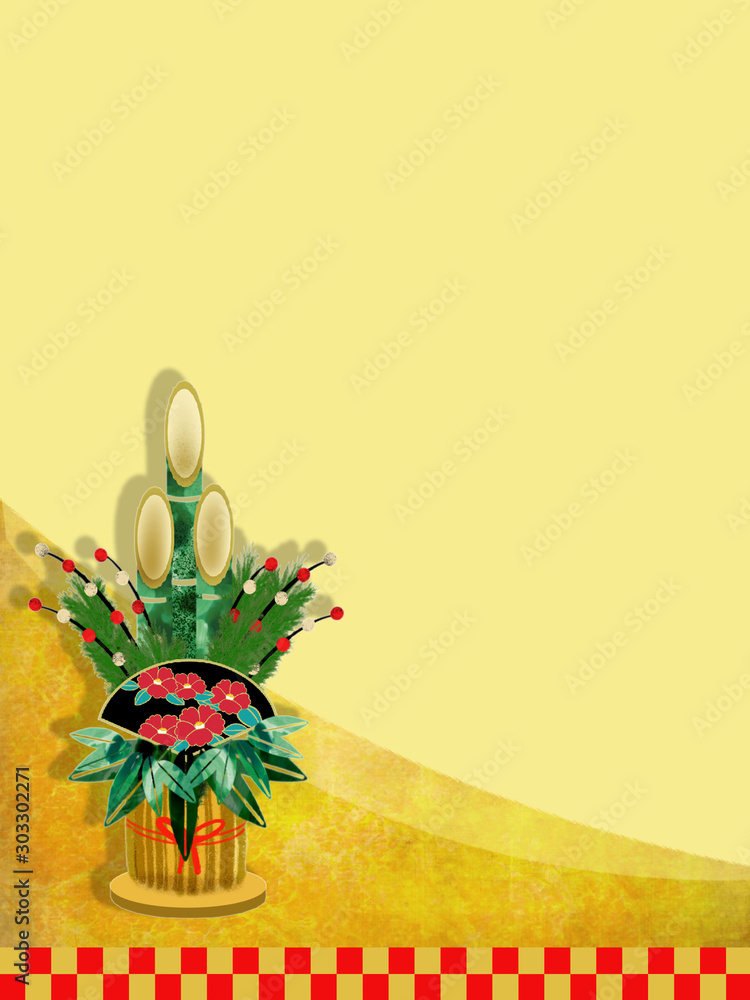 門松 縁起物 正月背景イラスト Stock Illustration Adobe Stock 門松 縁起物 正月背景イラスト Stock Illustration Adobe Stock