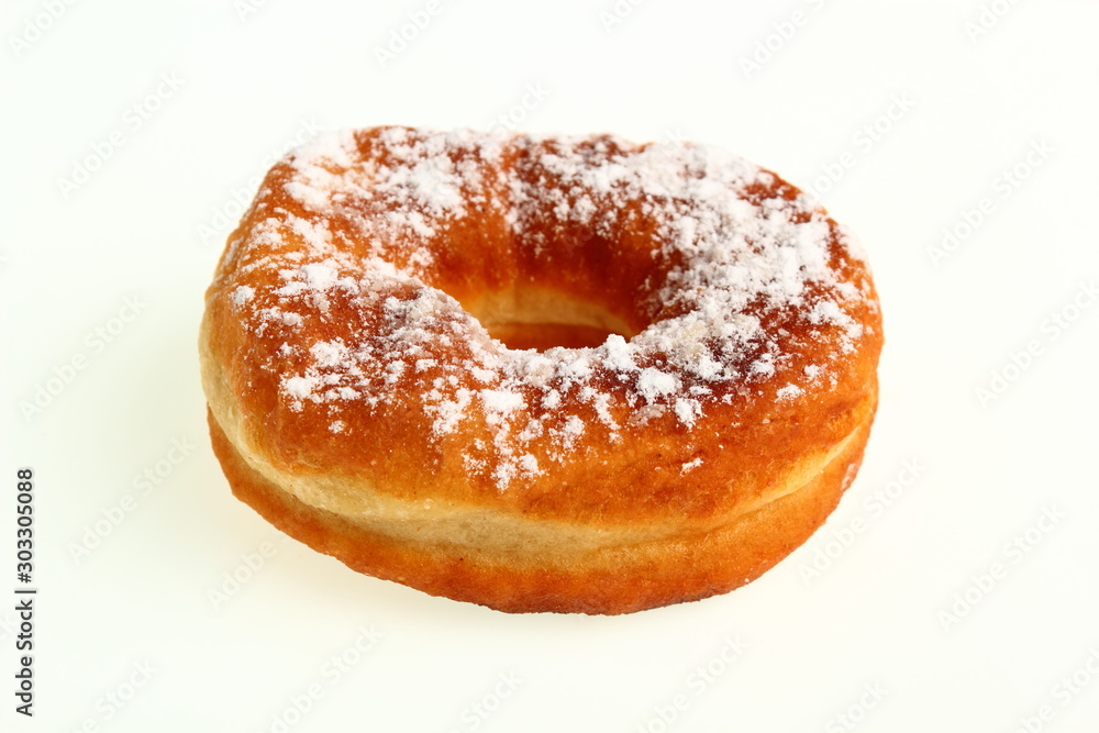 Donut with Powdered Sugar Coat