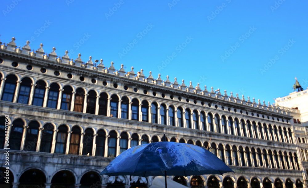Fototapeta premium Torna il sereno dopo le grandi piogge a Venezia,Italia