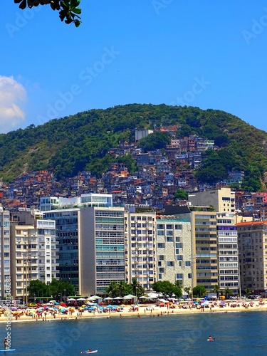 Amérique du Sud, Brésil, Rio de Janeiro, plage de Copacabana