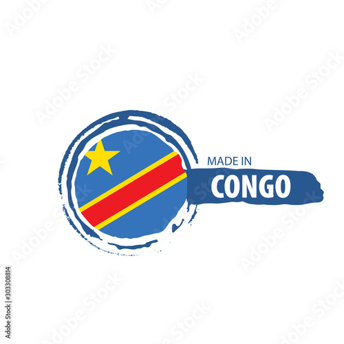 Free Download Democratic Republic of the Congo flag, vector illustration on a white background - GFXLoad