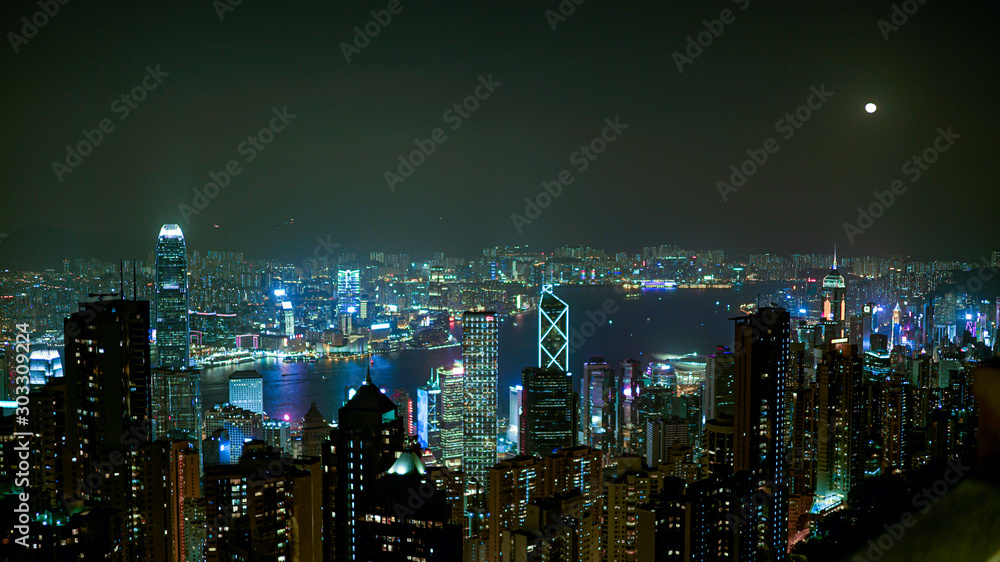 香港100万ドルの夜景 香港100万ドルの夜景