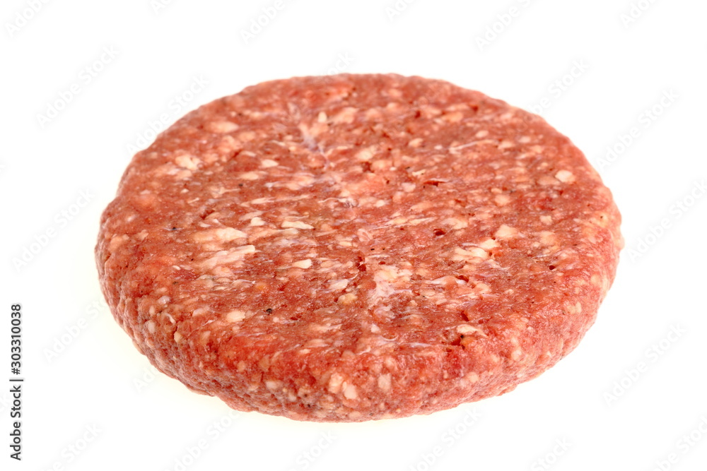 Raw Burger Beef Patty Raw Burger Beef Patty