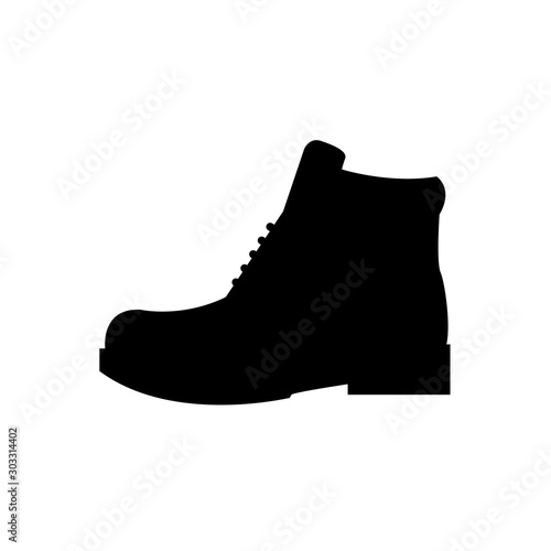 Men's shoes icon, logo isolated on white background