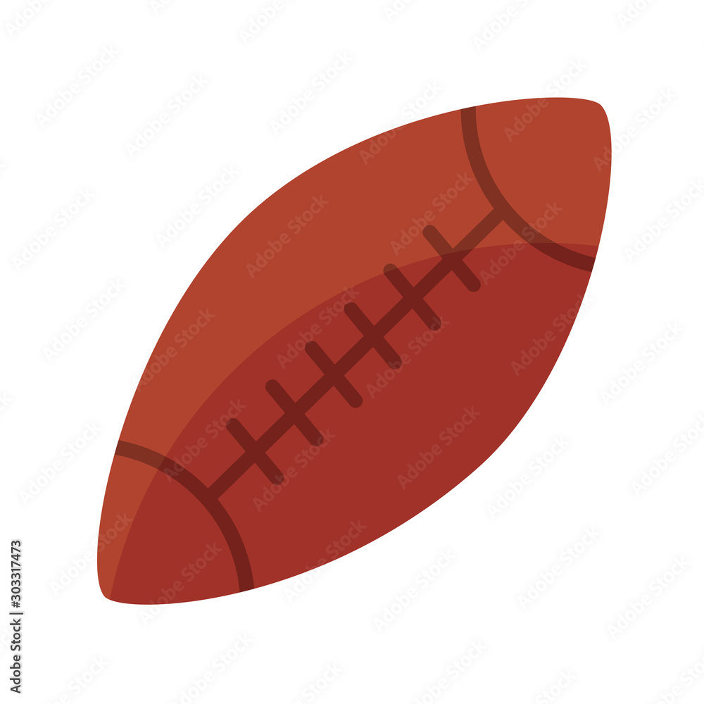 sport ball american football flat style sport ball american football flat style