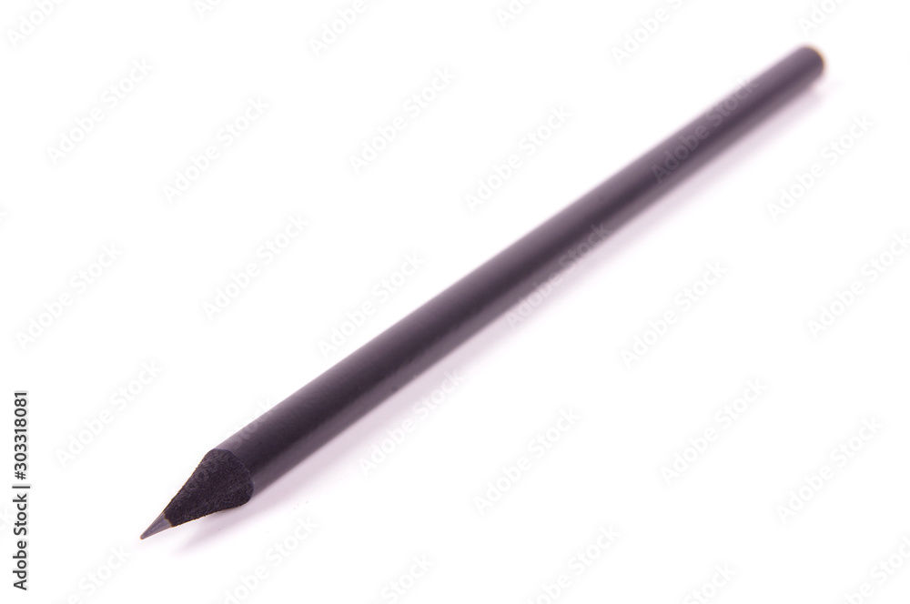 Sharp pencil isolated on the white background Sharp pencil isolated on the white background