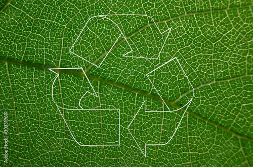 recycling symbol nature eko bio organic