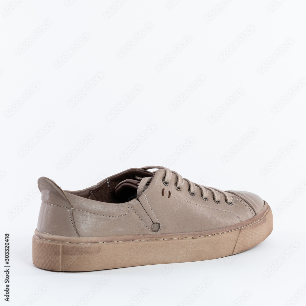 classic low beige womens leather sneakers with laces classic low beige womens leather sneakers with laces