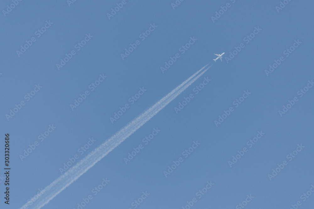 airplane in the way smoke sky airplane in the way smoke sky