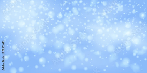 Snowflakes, snowfall. © niko180180