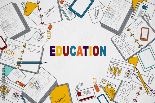 Education and marketing concept