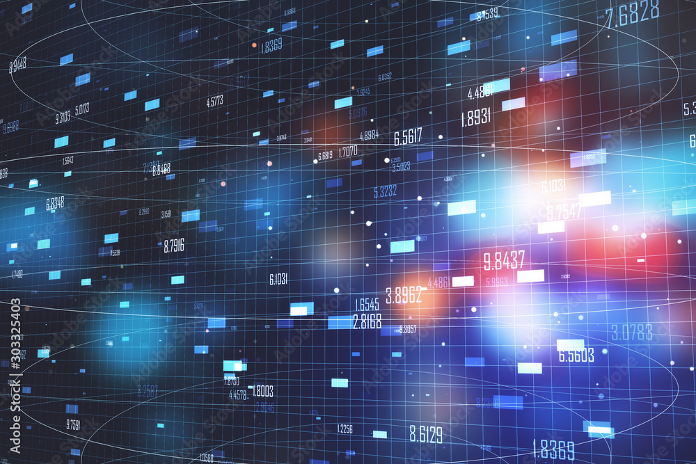 Big data and technology concept Big data and technology concept