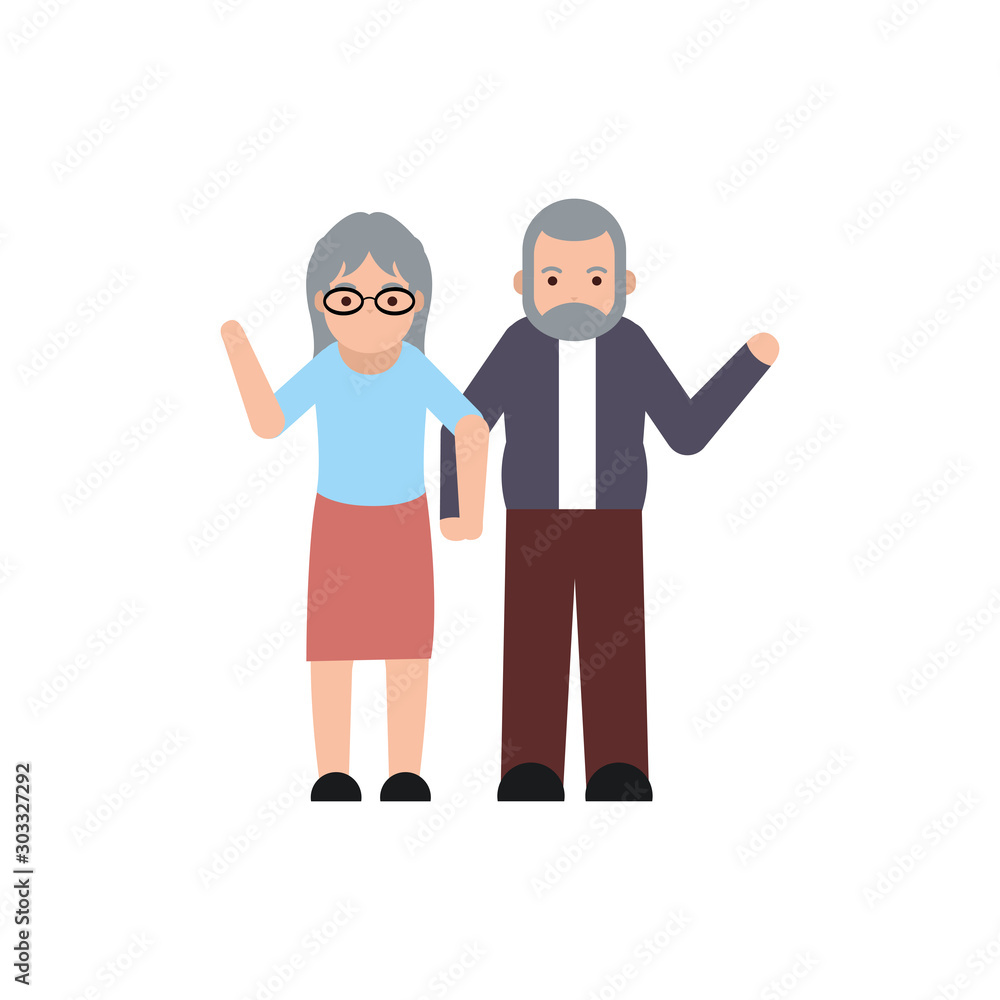 people member family flat image people member family flat image