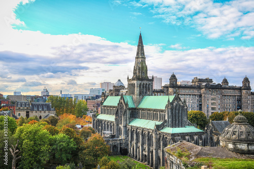 View over Glasgow Cathedral photo