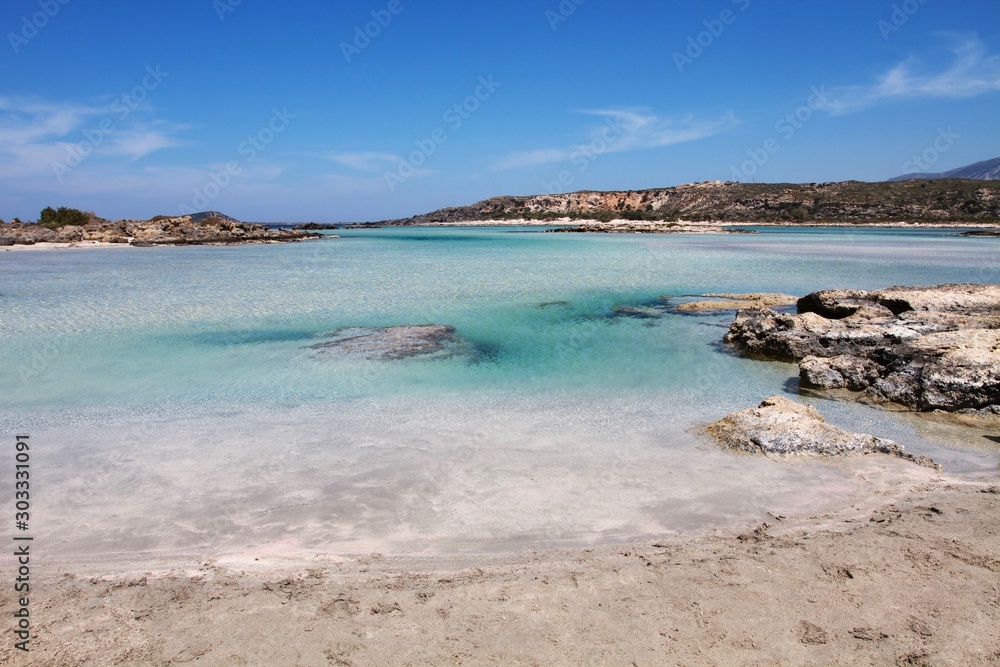 Elafonissi  beach, Crete, Greece