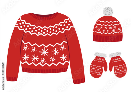 Christmas style clothes set