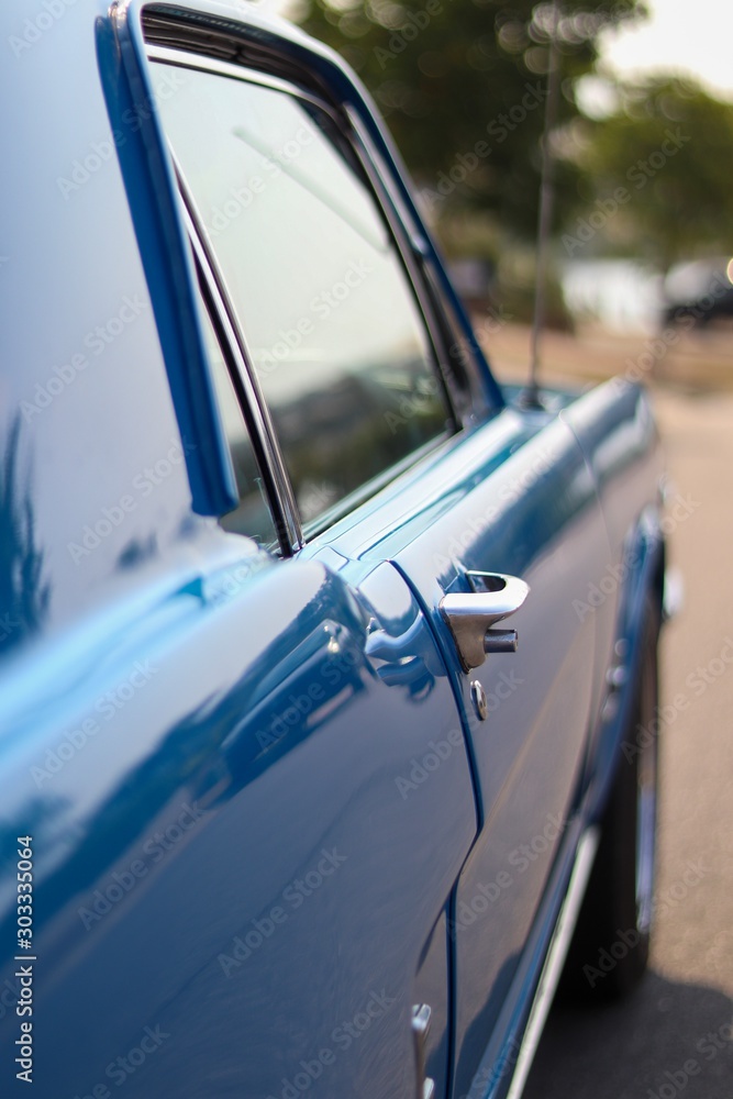 Obraz premium Blue car