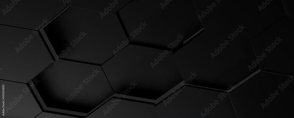 3d BLACK illustration of honeycomb ABSTRACT BACKGROUND, FUTURISTIC HEXAGONAL WALLPAPER, BACKGROUND 3d BLACK illustration of honeycomb ABSTRACT BACKGROUND, FUTURISTIC HEXAGONAL WALLPAPER, BACKGROUND