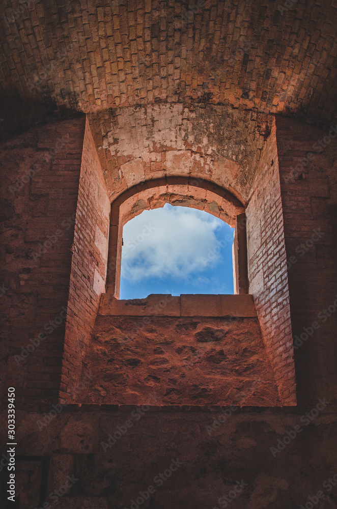 window view from old fortification 