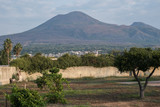 View of the volcano Vesuvius.