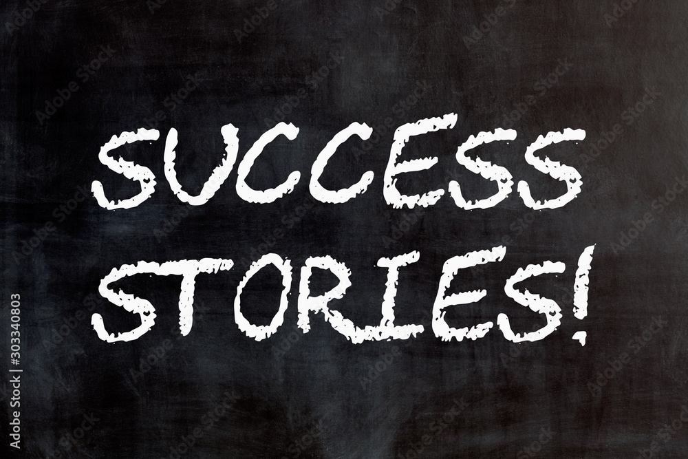 Fototapeta premium Success Stories Words
