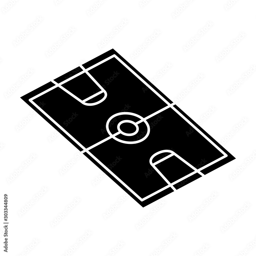 sport field basketball block line style icon sport field basketball block line style icon