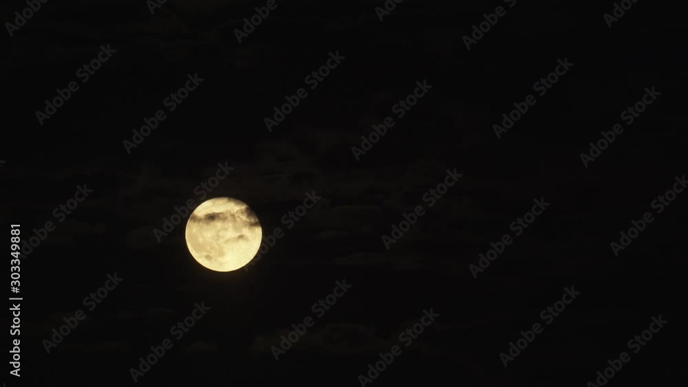 Full moon moving though clouds Full moon moving though clouds