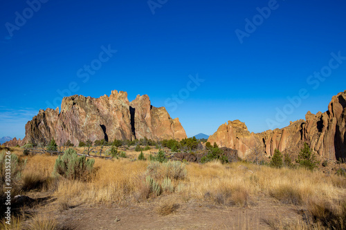 Canvas Print Smith Rock State Park in Oregon, U.S.A.