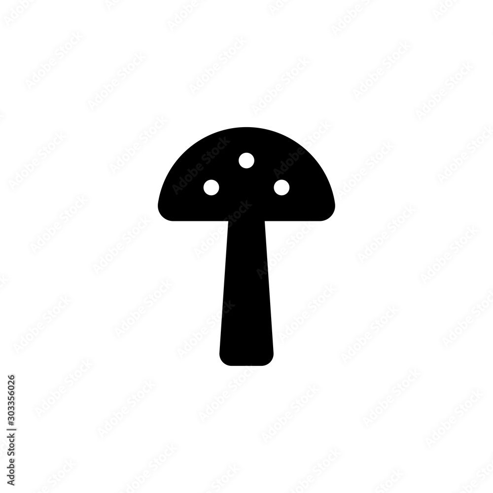 Mushroom icon illustration isolated vector sign symbol Mushroom icon illustration isolated vector sign symbol