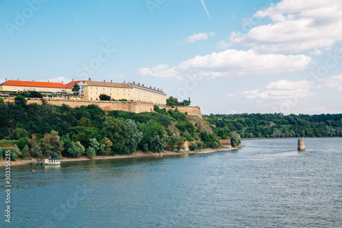 Petrovaradin Fortress on Danube river in Serbia