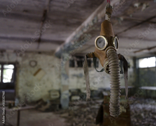 Chernobyl/Pripyat - Gas mask, hanging