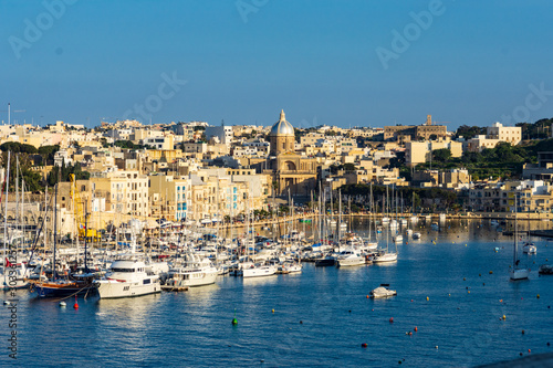 Village of Kalkara and the Kalkara Marina, Malta