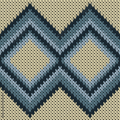 Fairisle rhombus argyle knitted texture geometric 