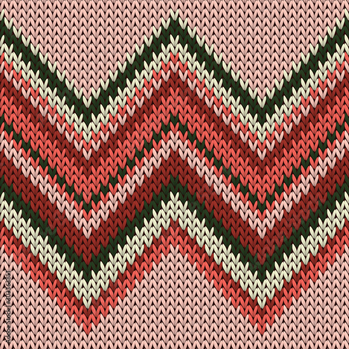 Natural zig zal lines knit texture geometric 