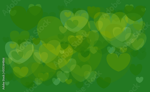 Heart pattern vector illustration isolated