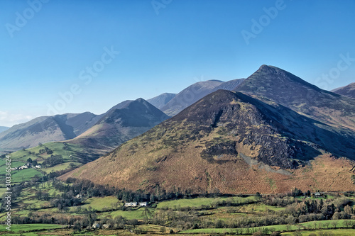 A view of Causey Pike from Catbells