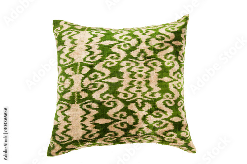 Colored Pillow isolated on White Background