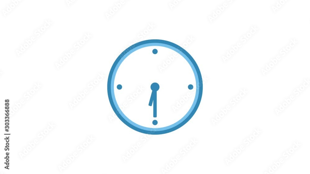Stopwatch animated icon. Clock with moving arrows. Time run and timelapse. Cartoon flat animation of UI element available in 4K FullHD and HD video 2D render footage on white Stopwatch animated icon. Clock with moving arrows. Time run and timelapse. Cartoon flat animation of UI element available in 4K FullHD and HD video 2D render footage on white