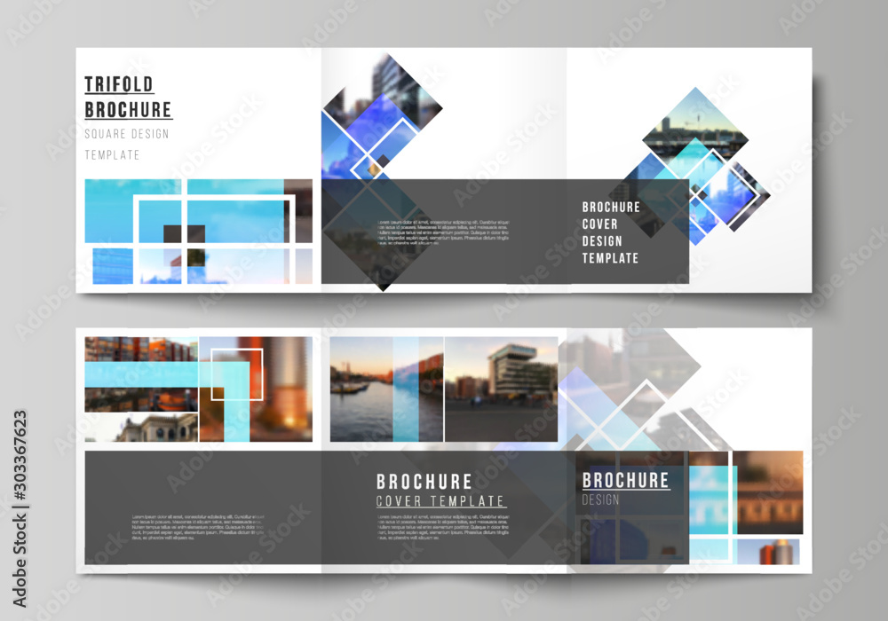 Trendy Design Layout The minimal vector editable layout of square format covers design ...